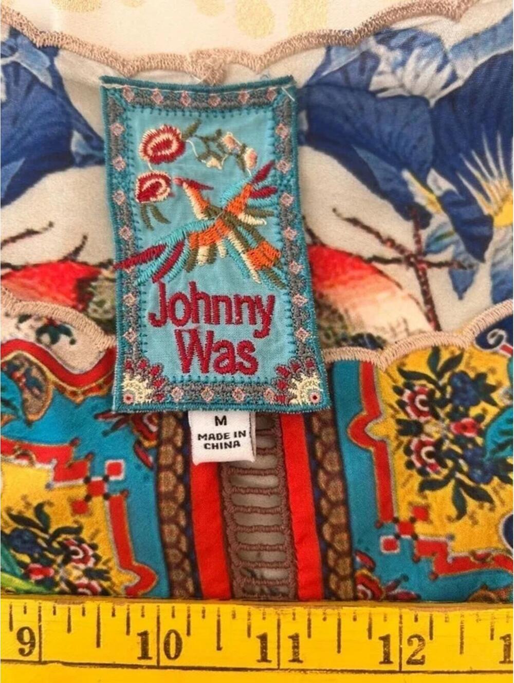 Gorgeous Johnny Was Floral Silk Tank Dress - Picture 6 of 9